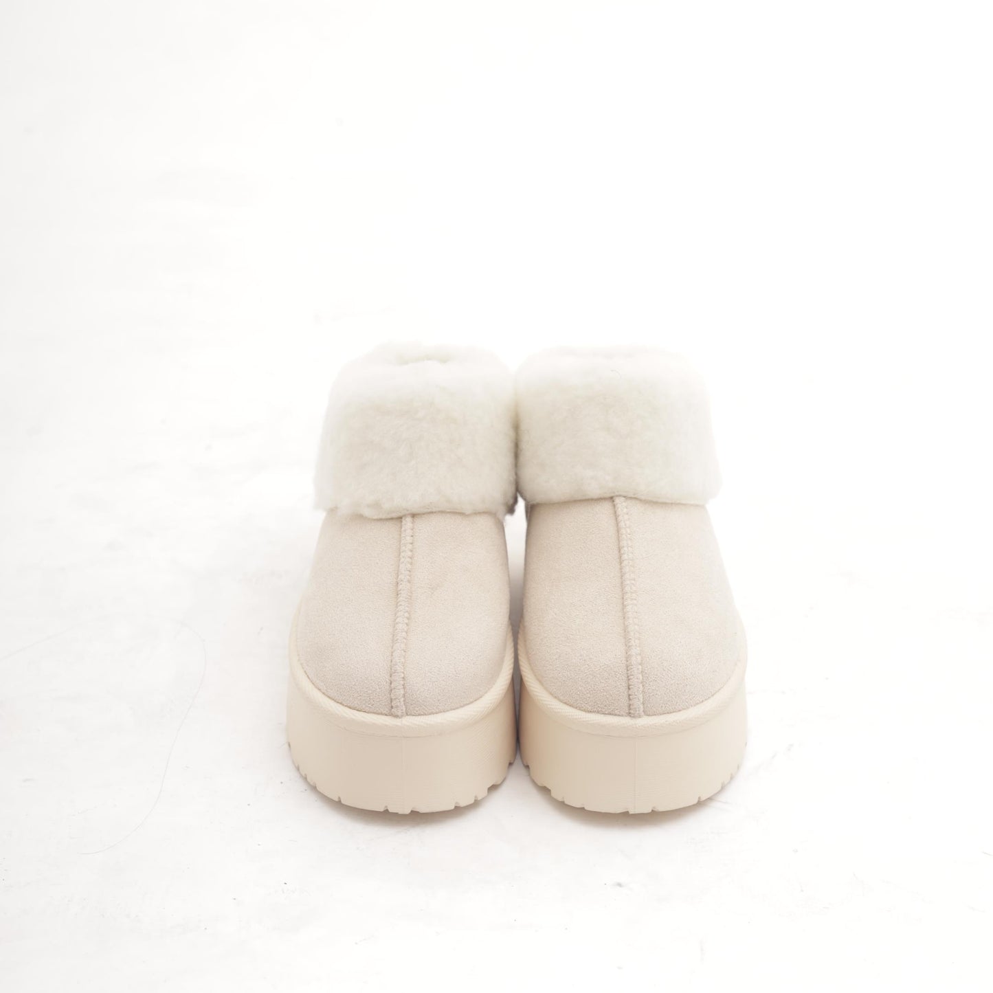SLIPPER MAMMUT RISVOLTATO BEIGE 