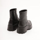 STIVALETTO CHUNKY LISCIO NERO 