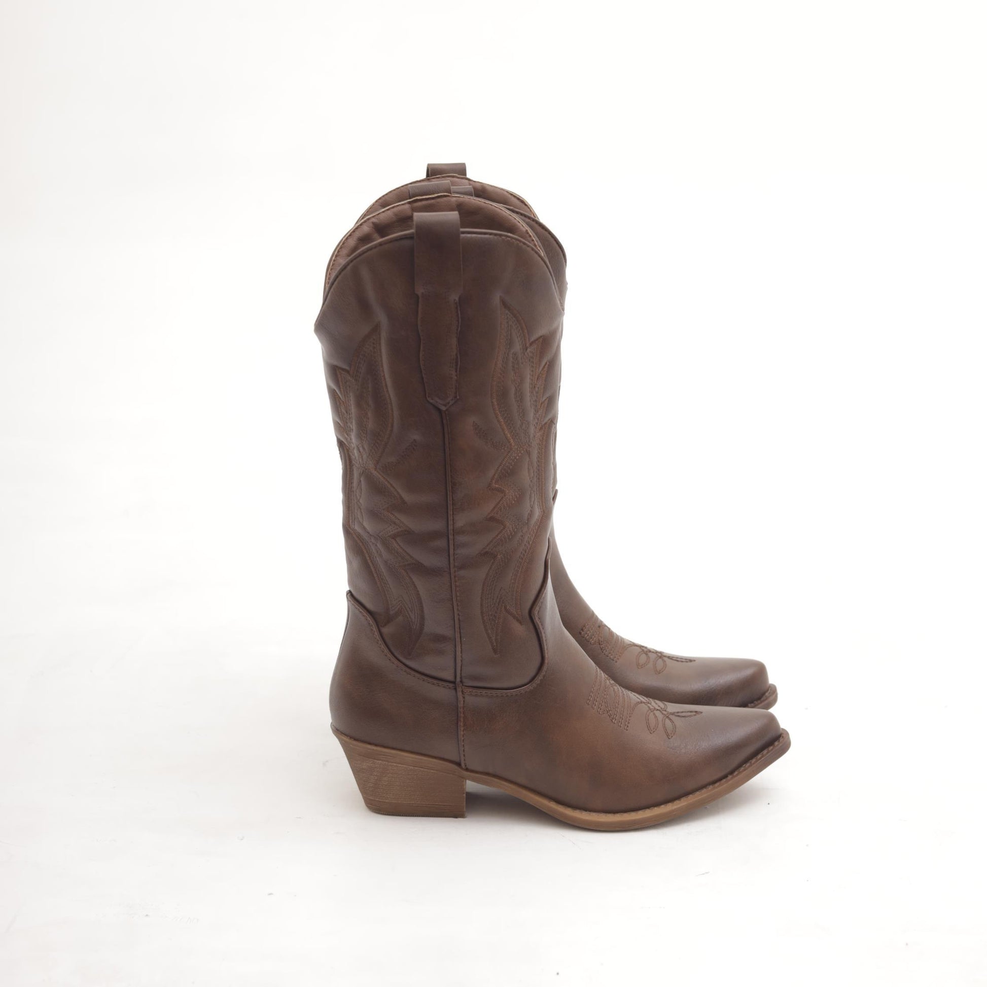 CAMPEROS RICAMO MARRONE MP637-2PUMARRONE CHOCOLA