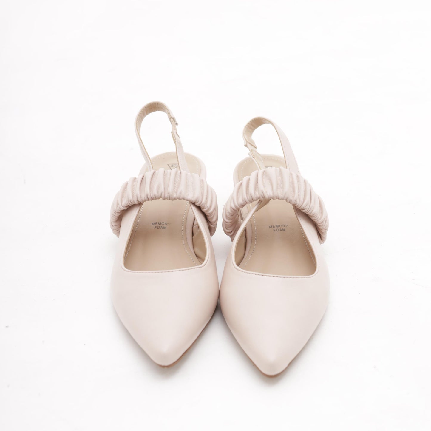 SLINGBACK BASSA ELASTICO NUDE 