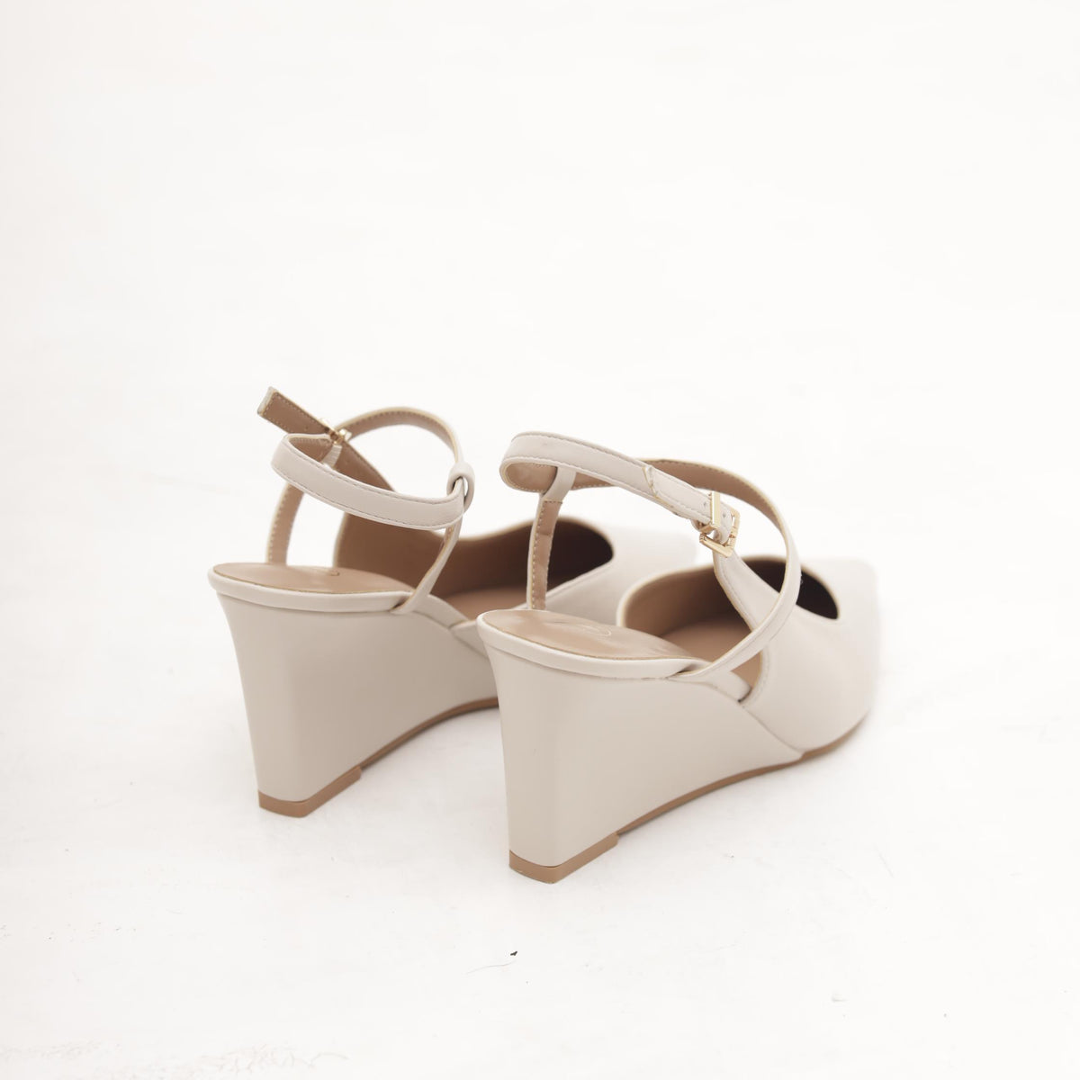 SANDALO ZEPPA INCROCIO BEIGE 
