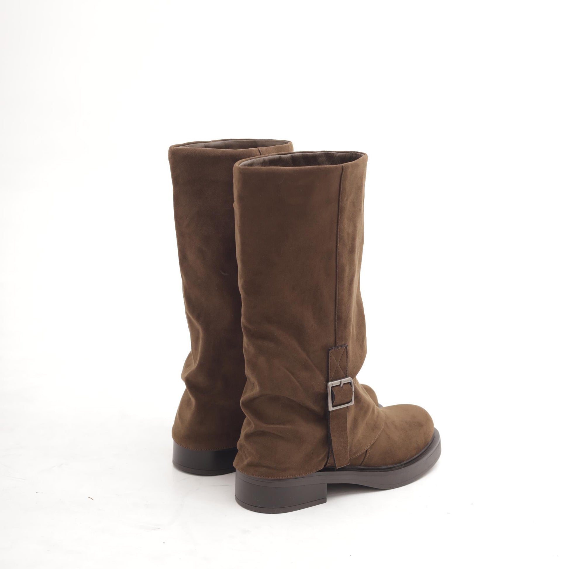 STIVALE RISVOLTATO CINTURINO VERTICALE TESTA DI MORO MP2744-6MFTM CHOCOLA