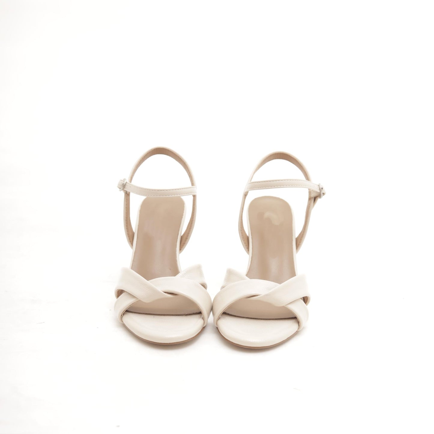 SANDALO CON INCROCIO V NAPLACK BEIGE 