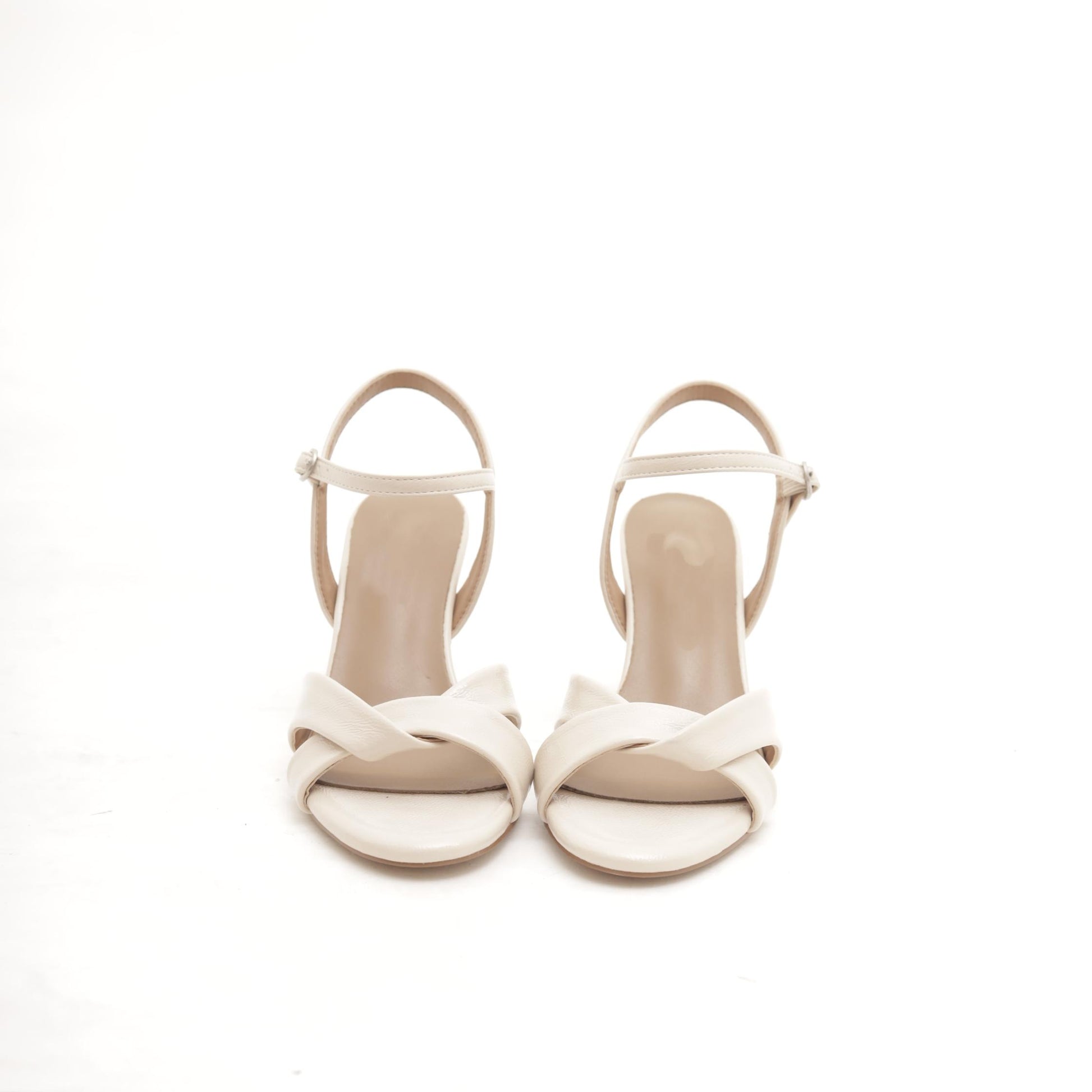 SANDALO CON INCROCIO V NAPLACK BEIGE 