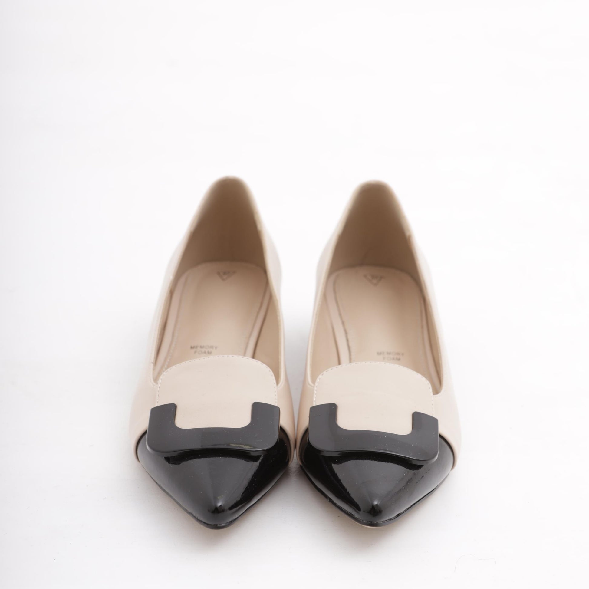 DECOLLETE' BASSA BICOLORE NUDE 