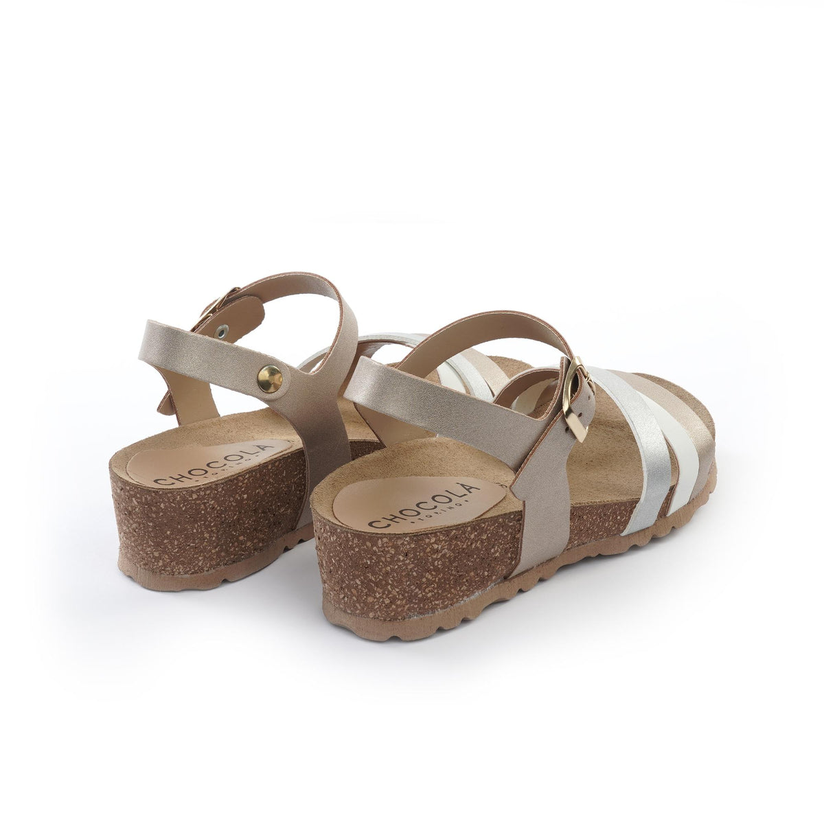 SANDALO BIO ZEPPA FASCE INCROCIATE BIANCO<BR/><BR/> 