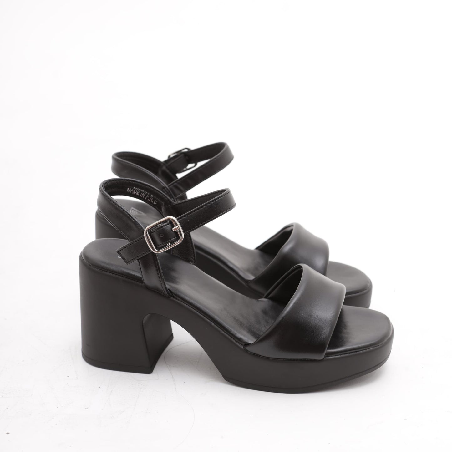 SANDALI CINTURINO NERO 