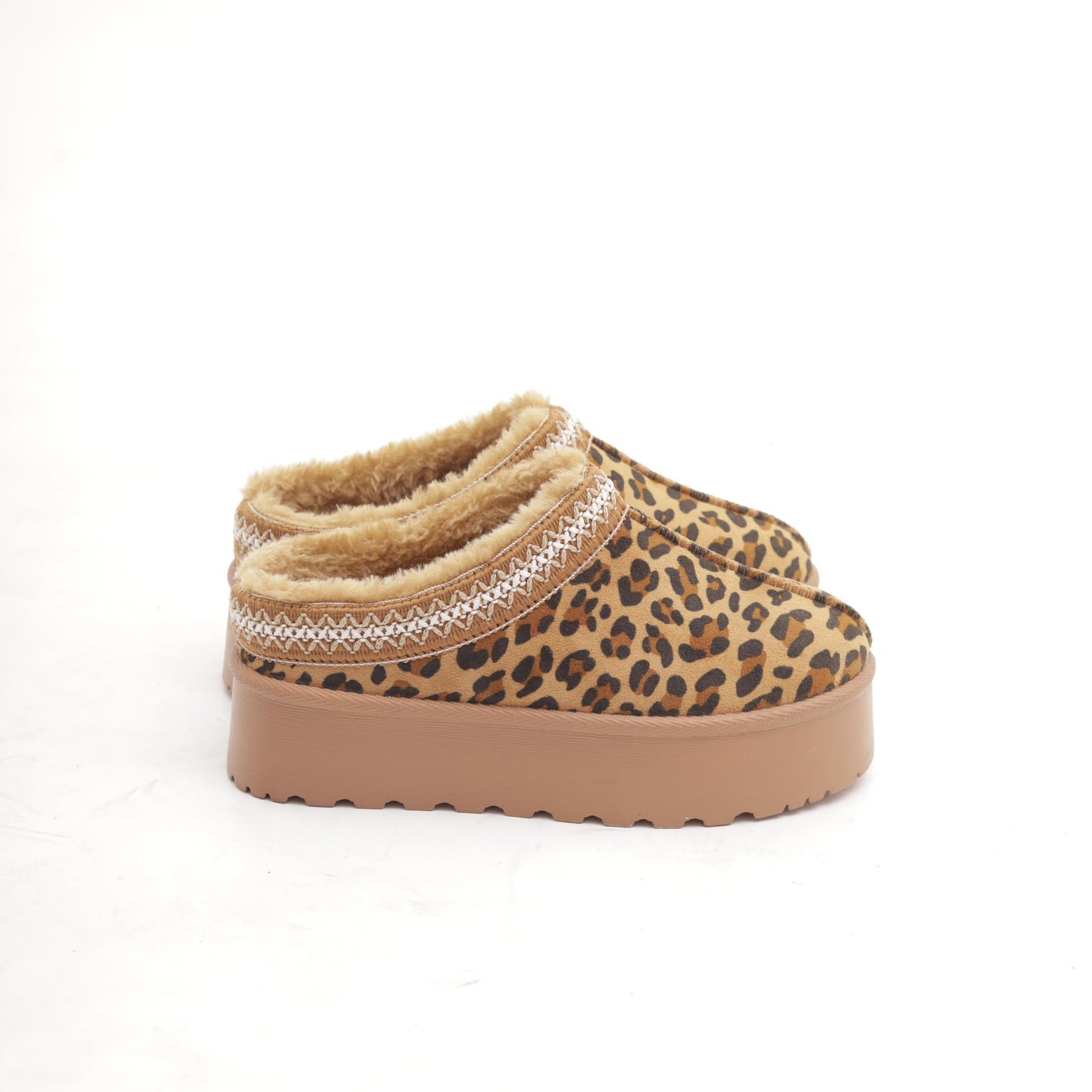 SABOT MAMMUT BORDATO LEOPARDO MP1002-1MFLE CHOCOLA