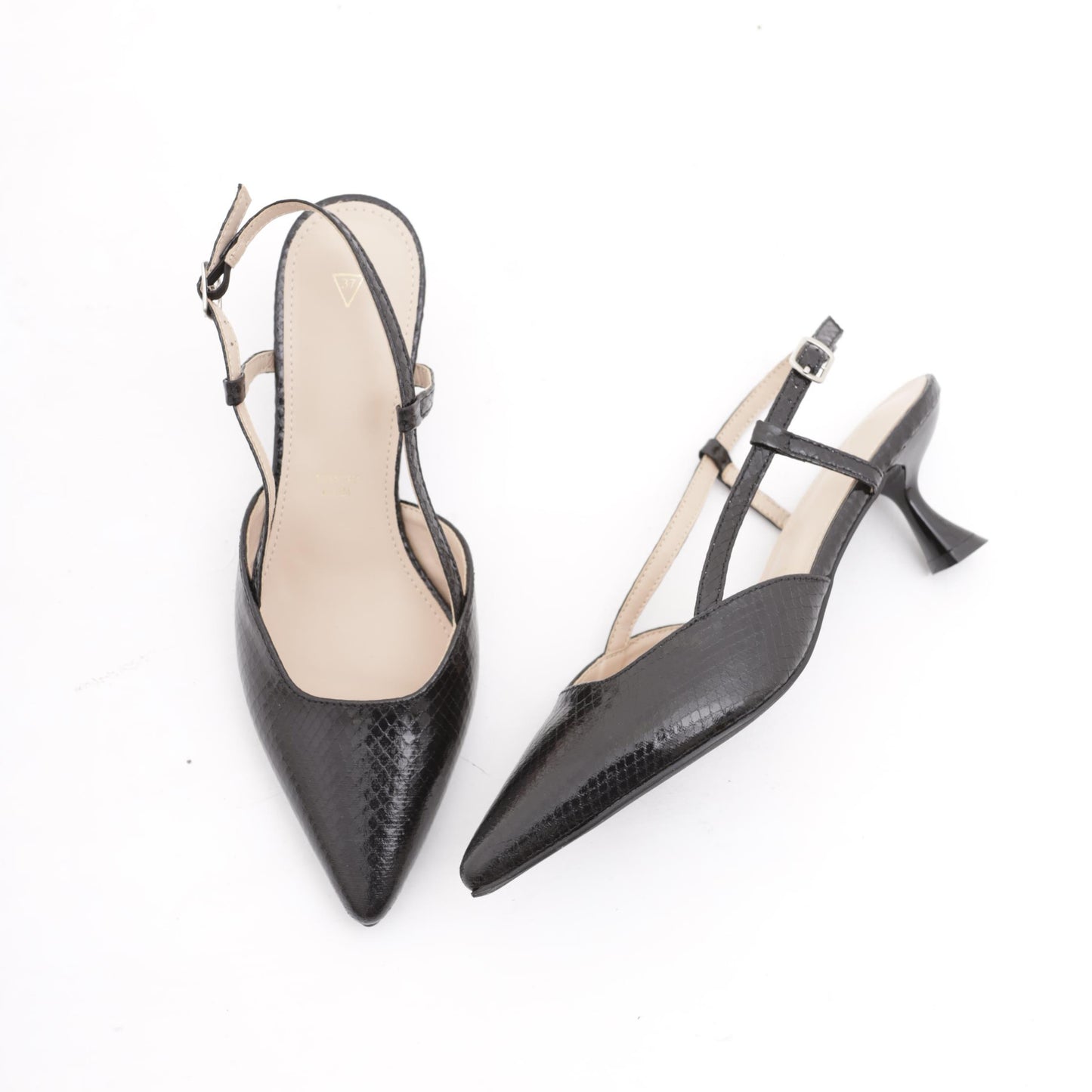 SLINGBACK SNAKE NERO 