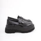 MOCASSINO PLATFORM NERO<BR/> 