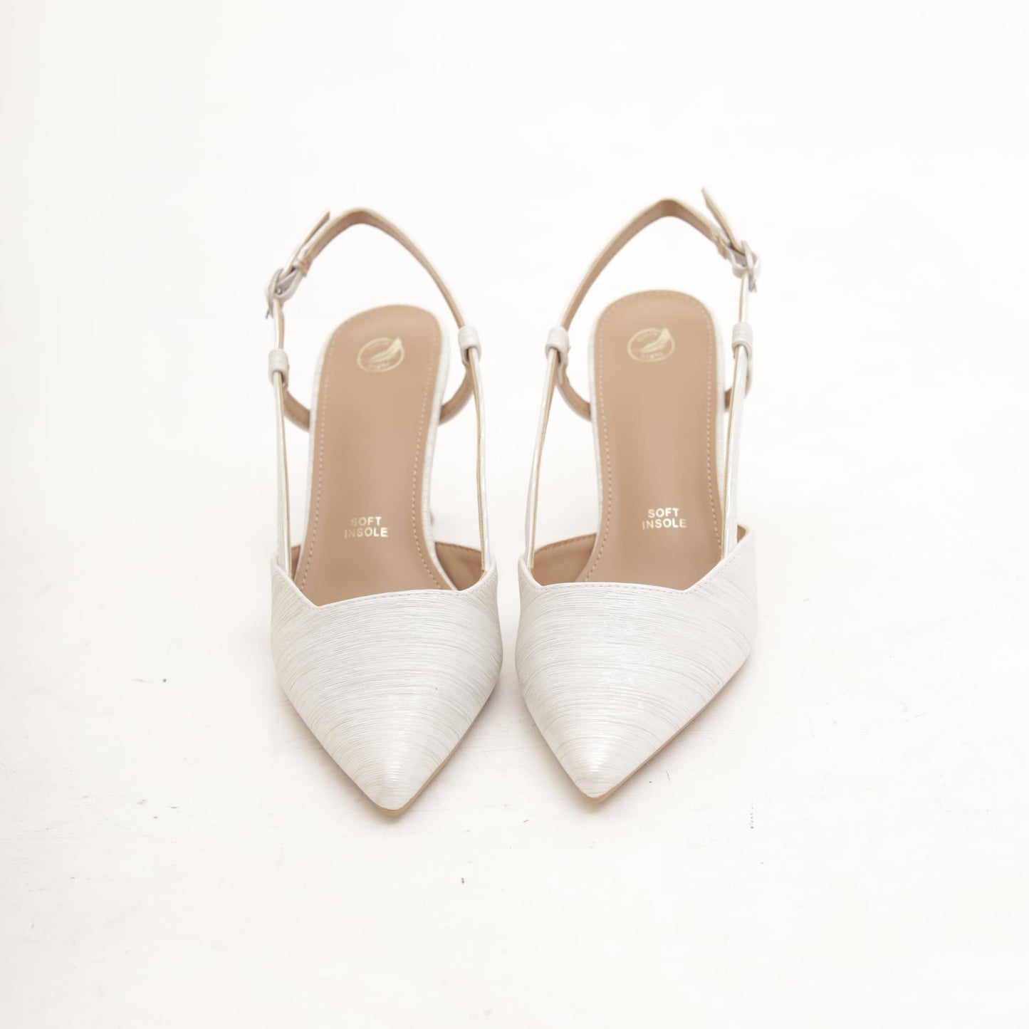 SLINGBACK CHIFFON ARGENTO 