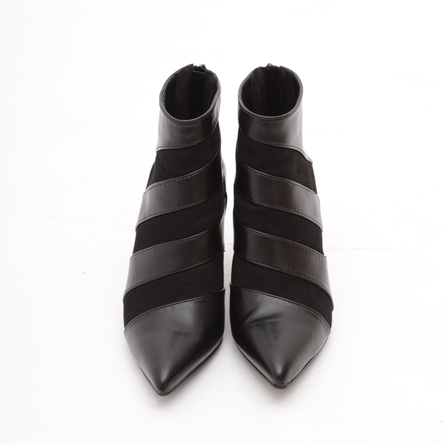 TRONCHETTO BASSO STRIPES NERO 