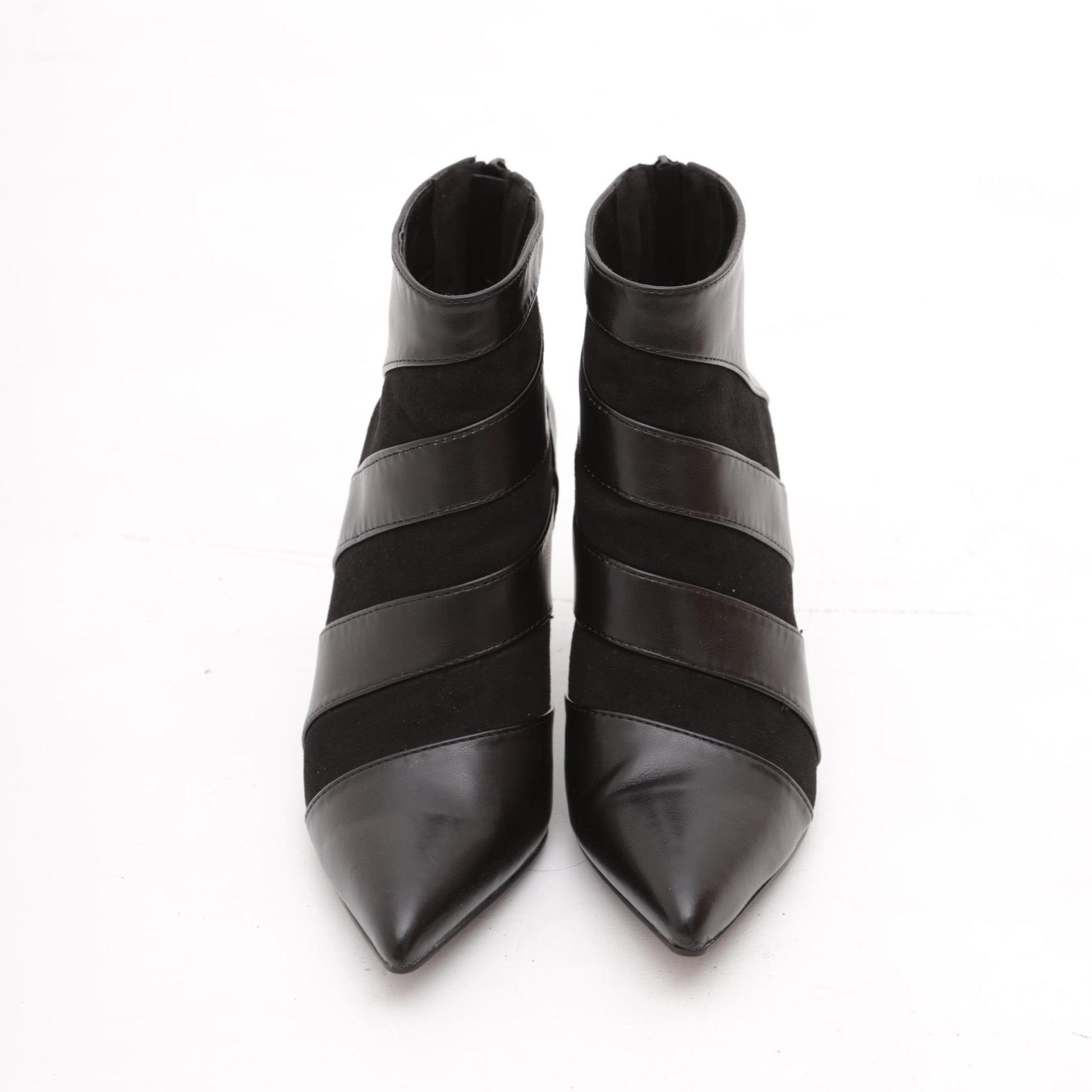 TRONCHETTO BASSO STRIPES NERO 