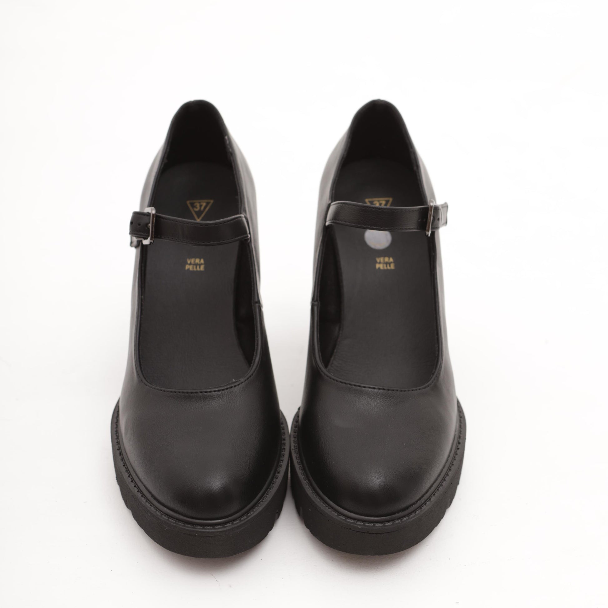 MARY JANE PLATEAU NERO MP70013-1PUNERO CHOCOLA