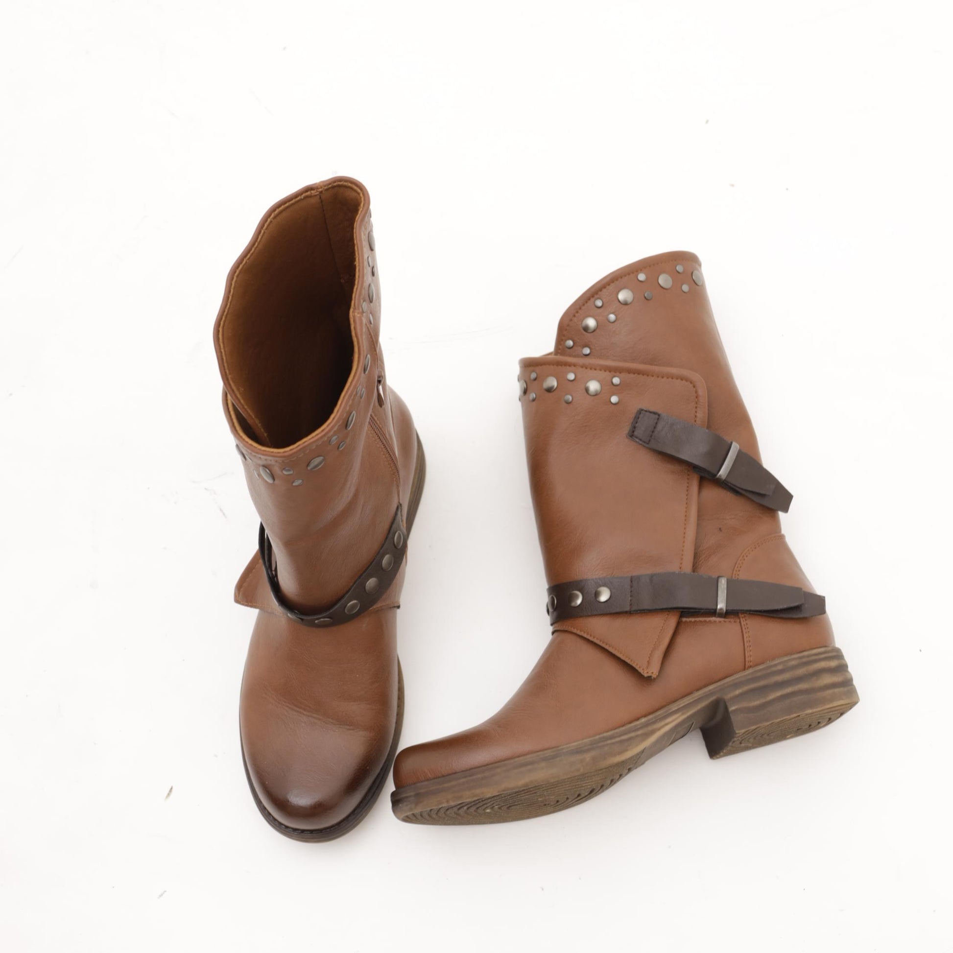 BIKER ASIMMETRICI MARRONE MP647-2PUMARRONE CHOCOLA