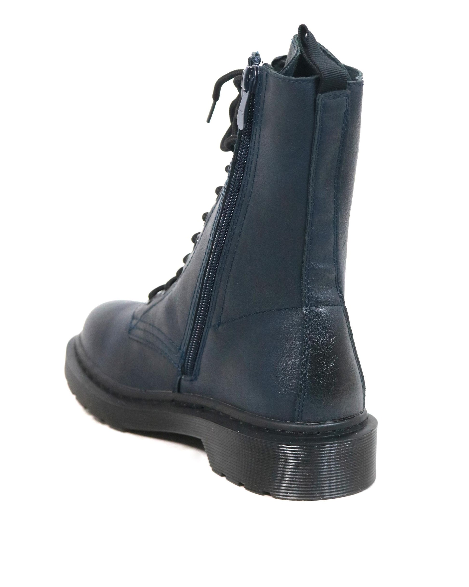 ANFIBIO ALTO CON ZIP BLU 
