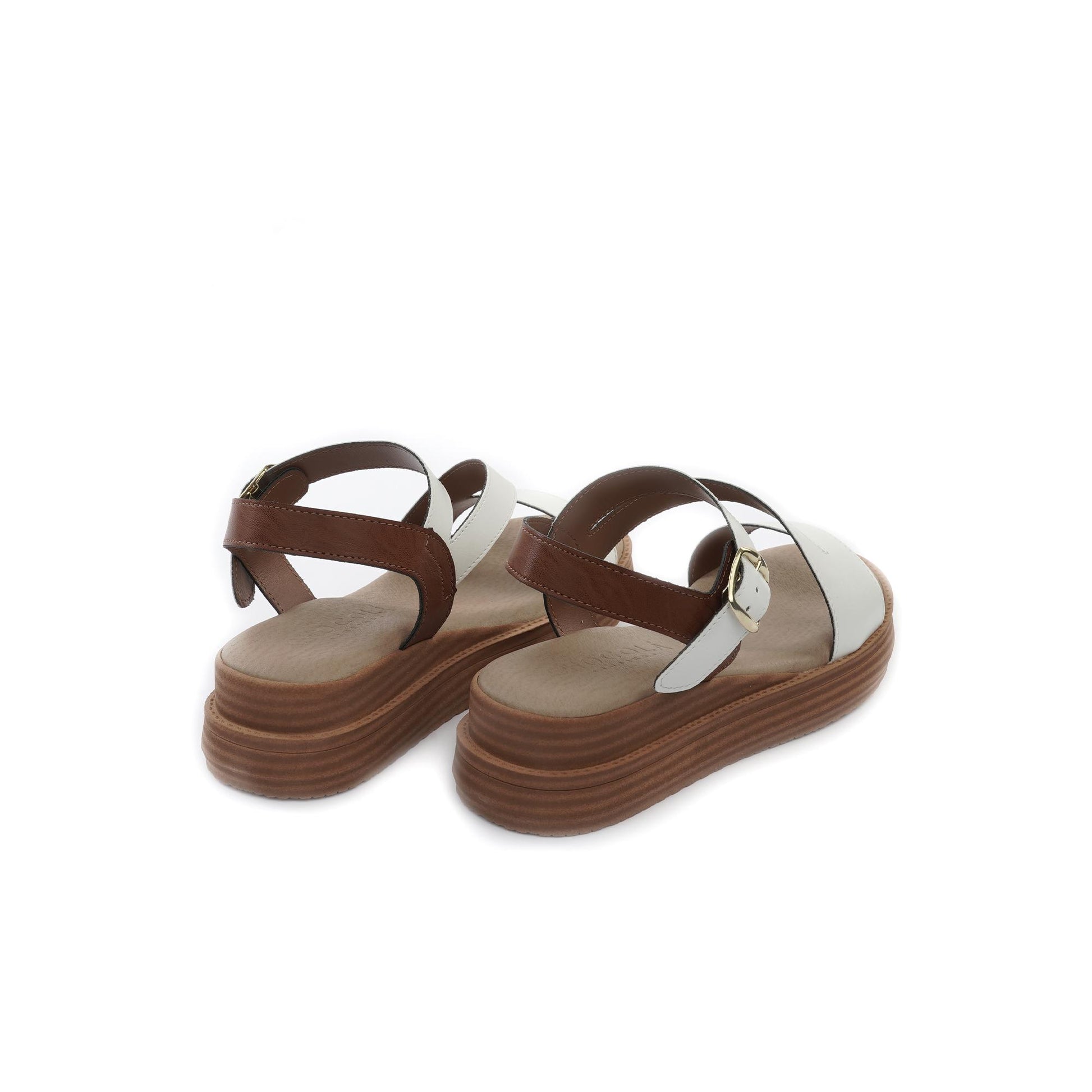 SANDALO ZEPPA FASCE Z BIANCO<BR/><BR/> 