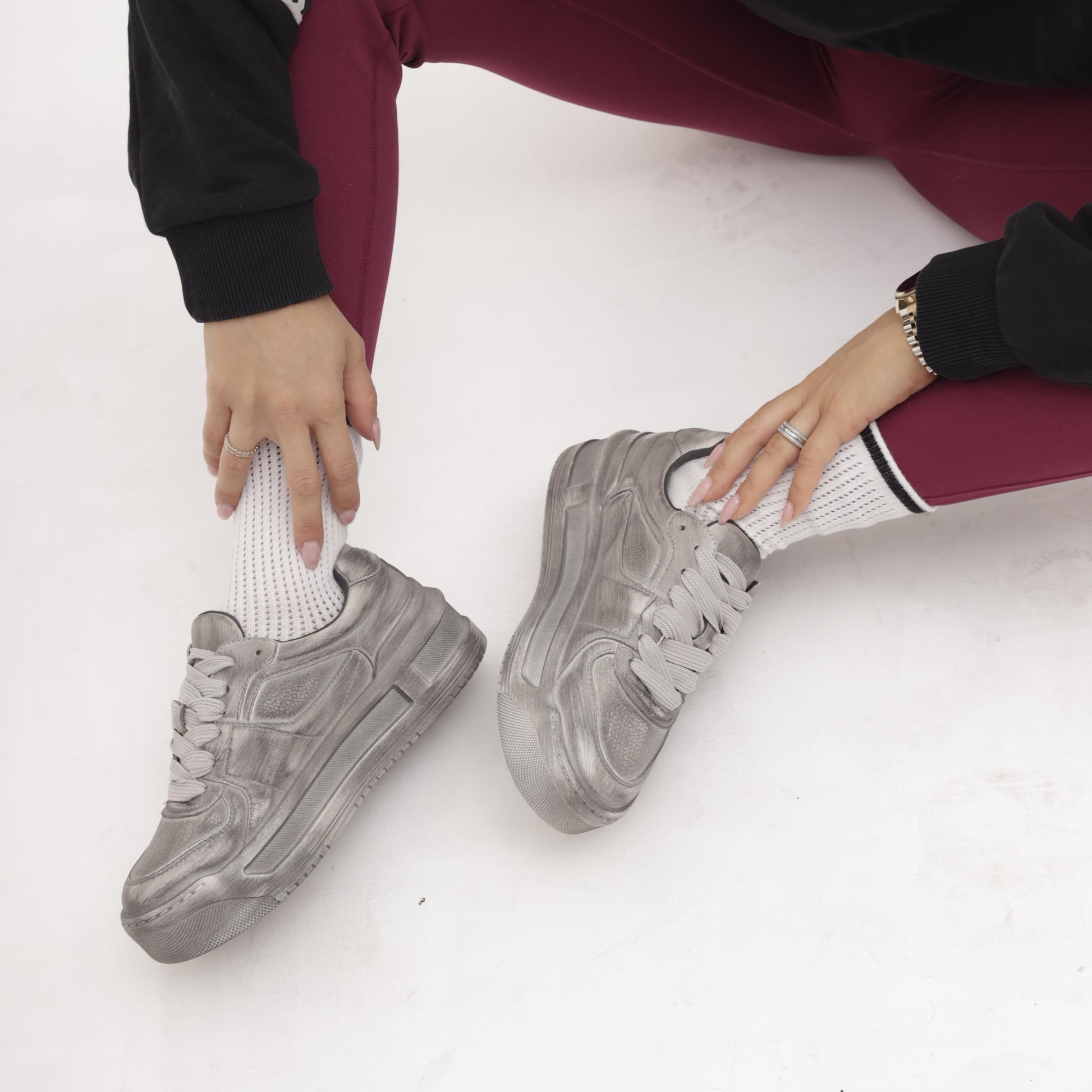 SNEAKERS PLATFORM GESSO MP2607-3PUGE CHOCOLA