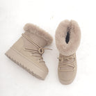 STIVALETTO MAMMUT LACCI TAUPE 