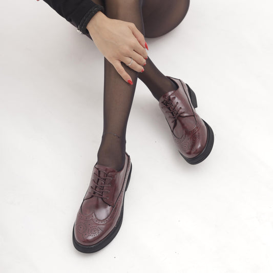 DERBY CLASSIC BORDEAUX MP2727-4PUBR CHOCOLA