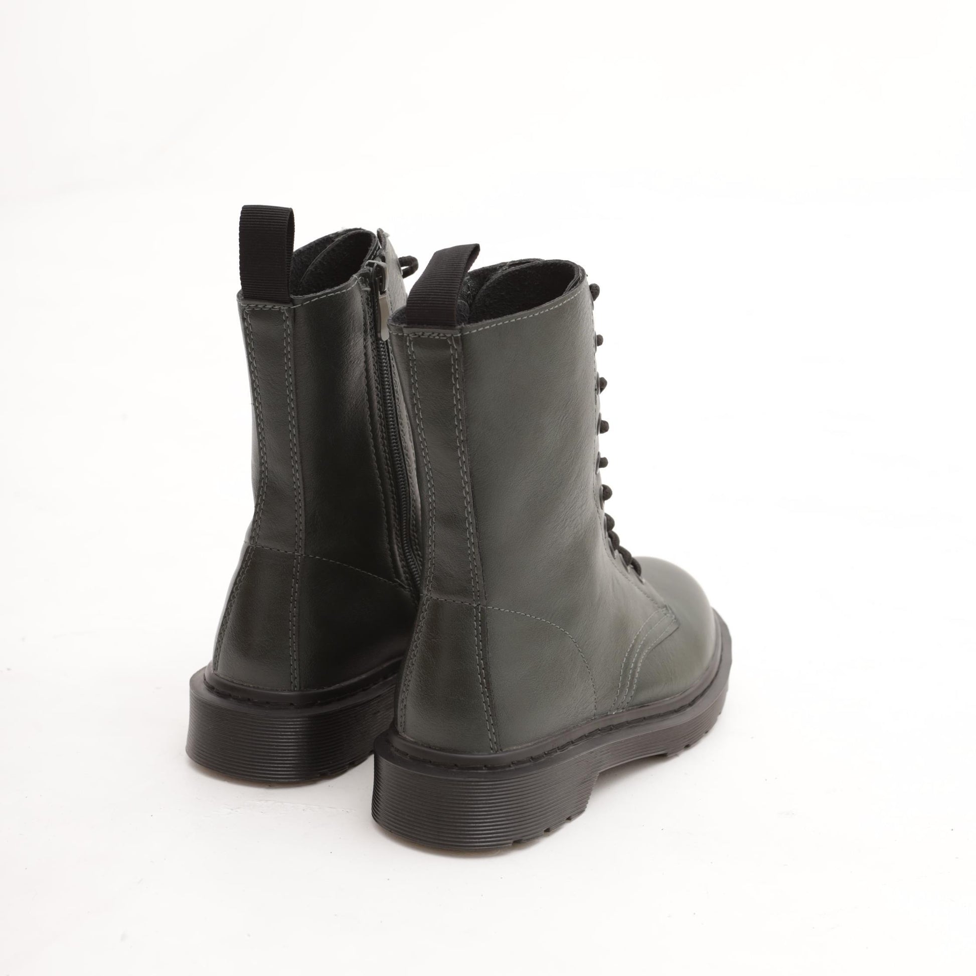 ANFIBIO ALTO CON ZIP VERDE 
