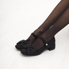 MARY JANE FLAT FIOCCO NERO 