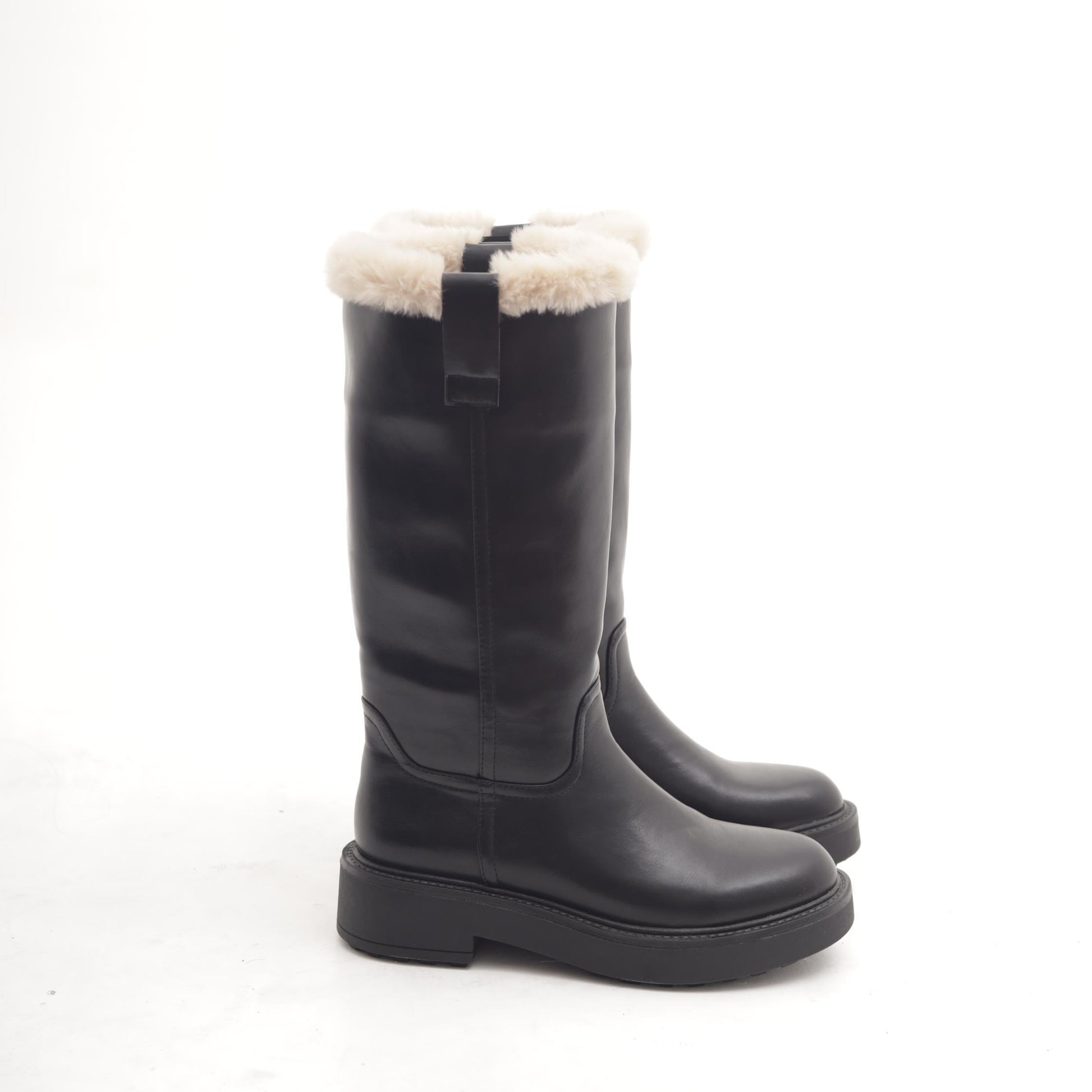 STIVALE LISCIO FUR NERO MP2746-2PUNE CHOCOLA