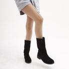 STIVALETTI TRAFORATI NERO<BR/> 