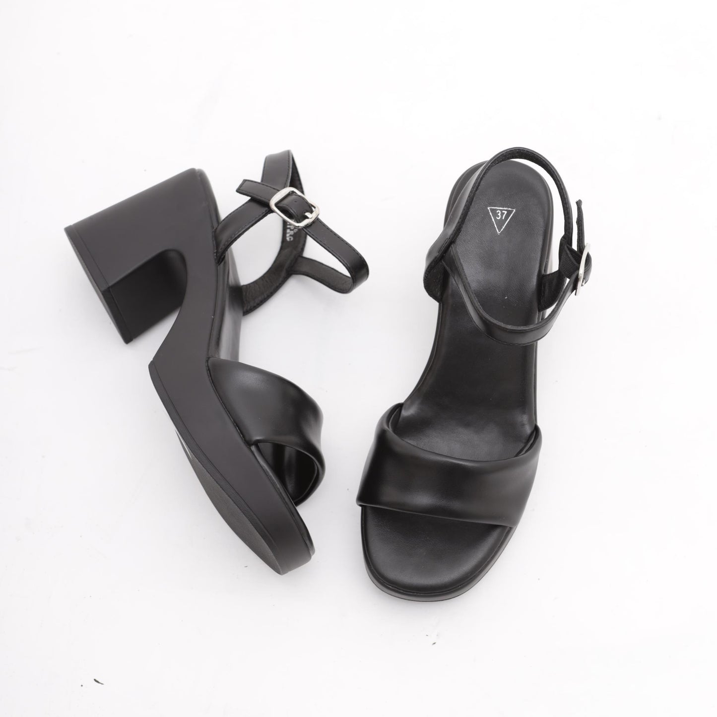 SANDALI CINTURINO NERO 