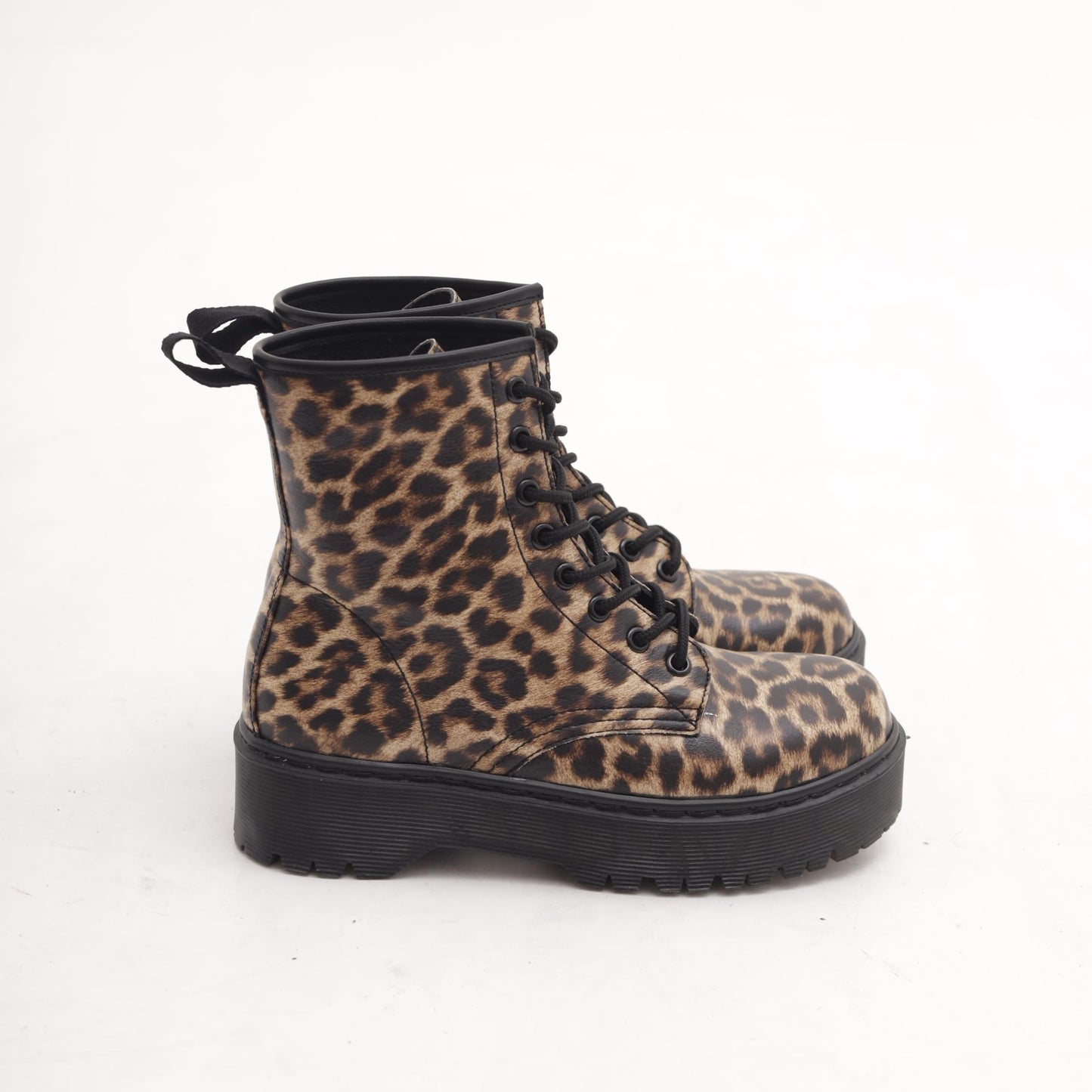 ANFIBIO 8 BUCHI PLATFORM LEOPARDO MT89PULE CHOCOLA
