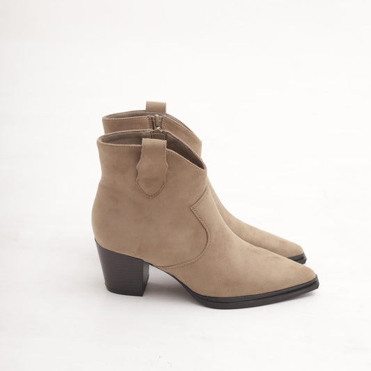 STIVALETTO TEXANO LISCIO TORTORA MP2742-2MFTA CHOCOLA