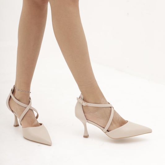 DECOLLETE' D'ORSAY INCROCIO NUDE 