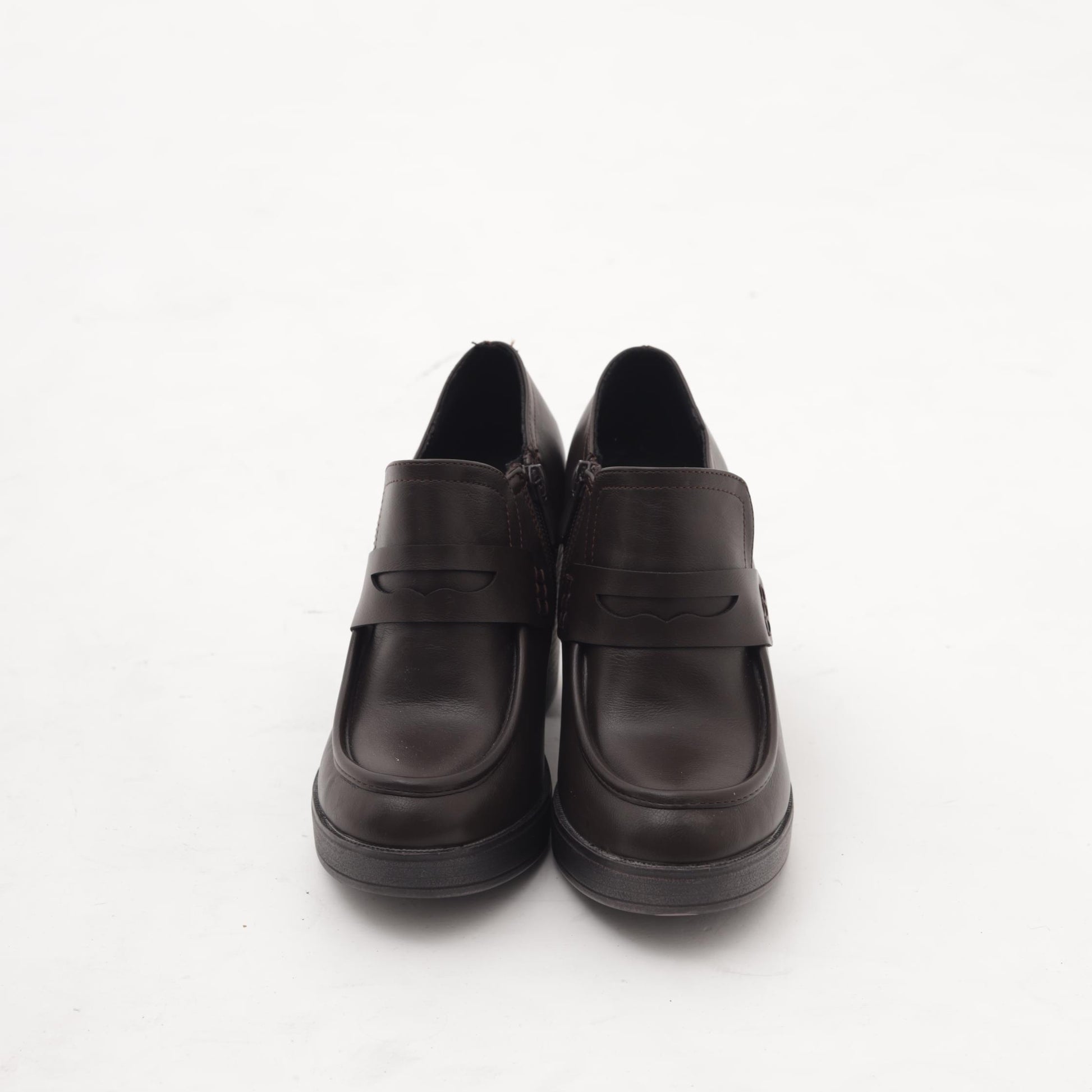 TRONCHETTO MOCASSINO TACCO TESTA DI MORO MP354-13PUTESTA DI MORO CHOCOLA