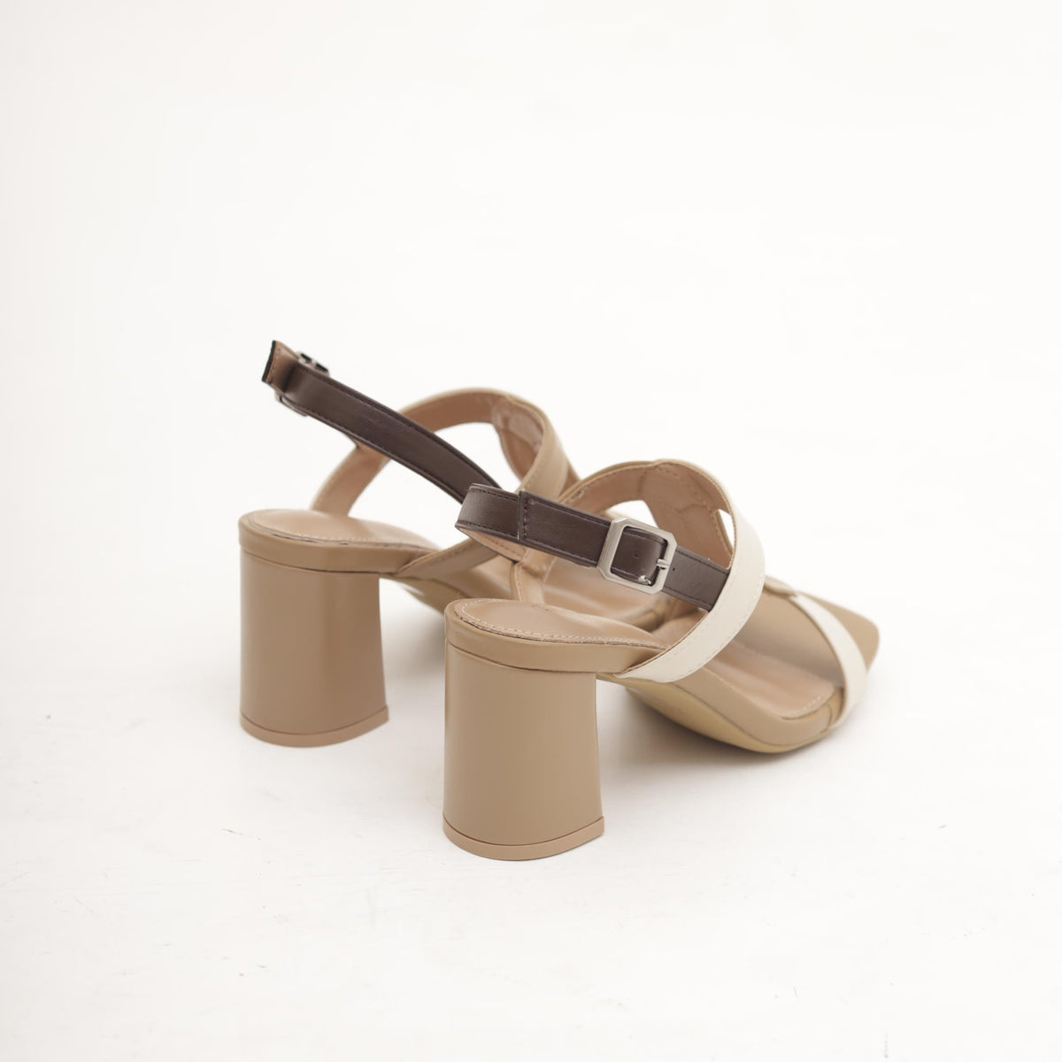 SANDALO T-BAR BICOLORE BEIGE 