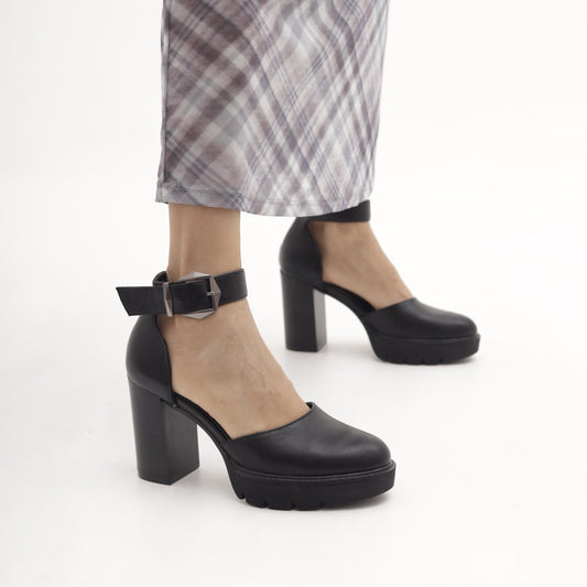 DECOLLETE D'ORSAY PLATEAU NERO 