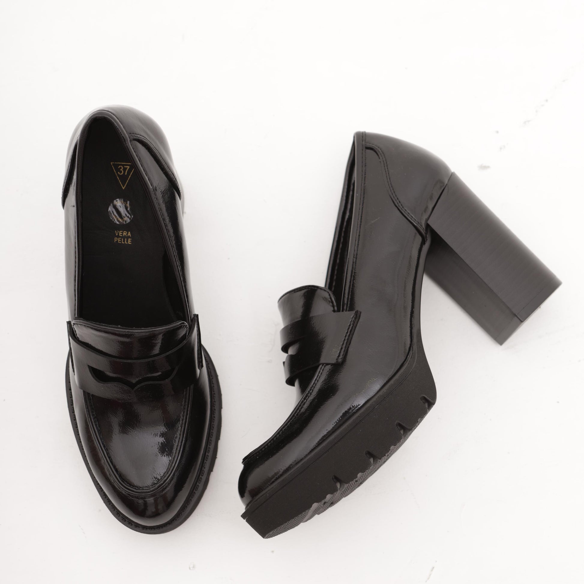 MOCASSINO TACCO E PLATEAU NAPLACK NERO 