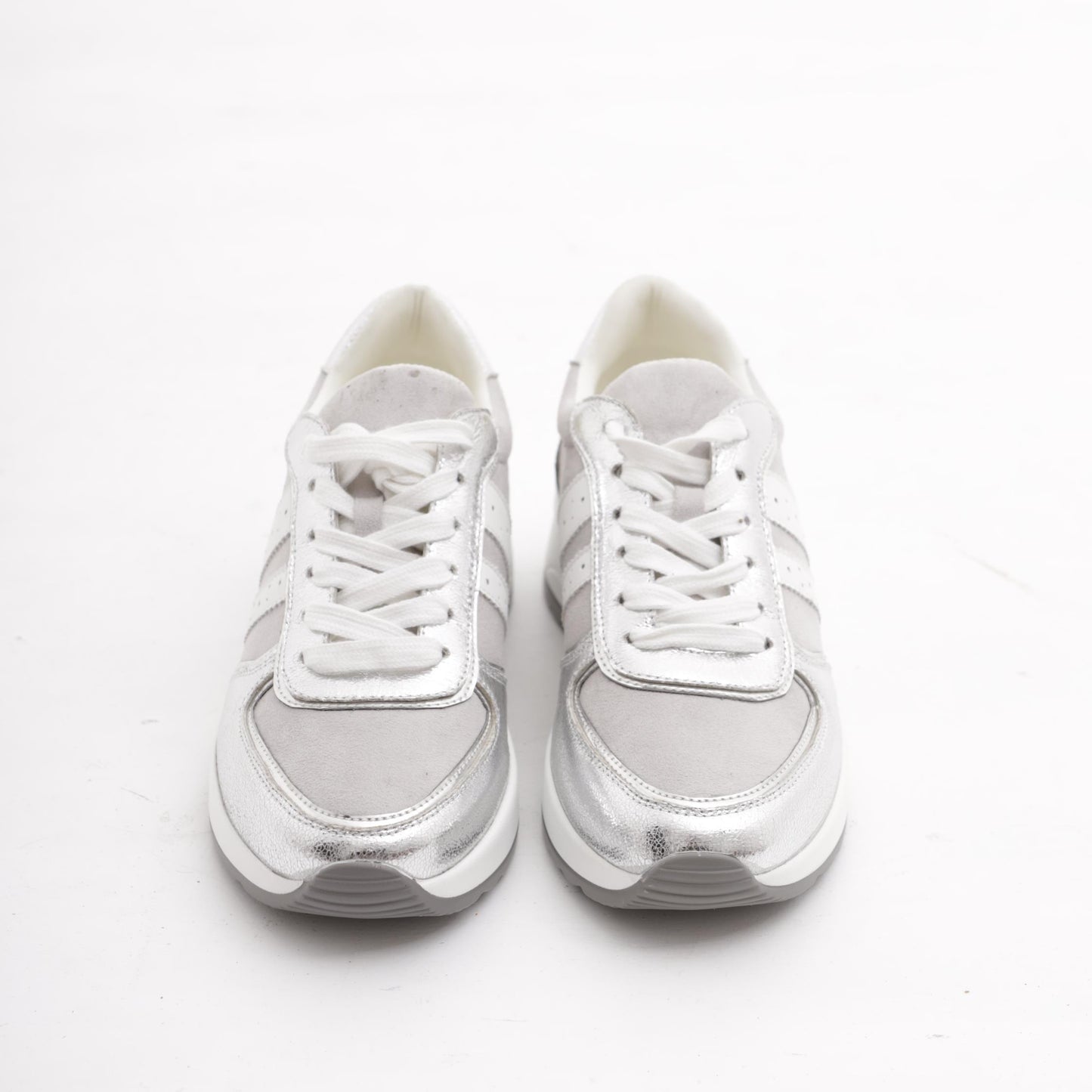 SNEAKERS RUNNING ALTA ARGENTO<BR/> 