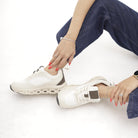 SNEAKERS RUNNING CLOUD GOMMA BEIGE 