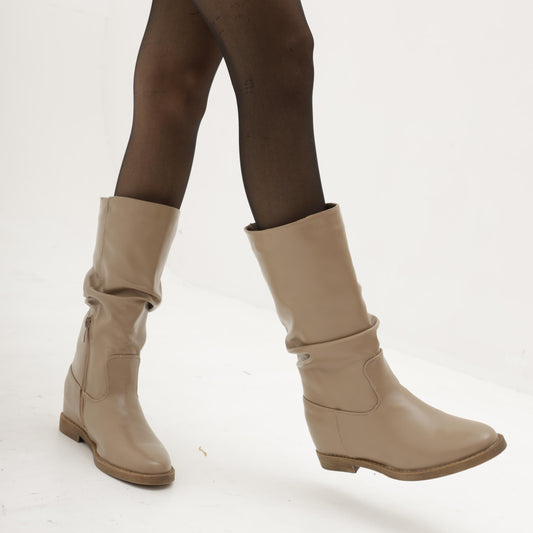 STIVALE ZEPPA INTERNA ARRICCIATO TORTORA MP726PUTA CHOCOLA