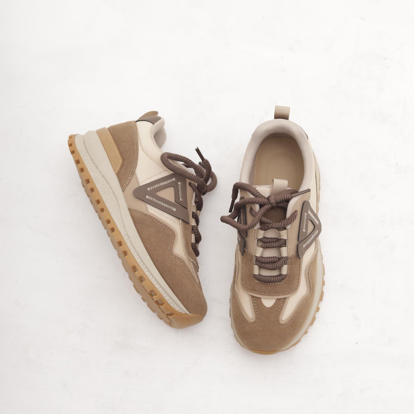 SNEAKERS RUNNING TRIANGLE TORTORA MP903-5PUTA CHOCOLA