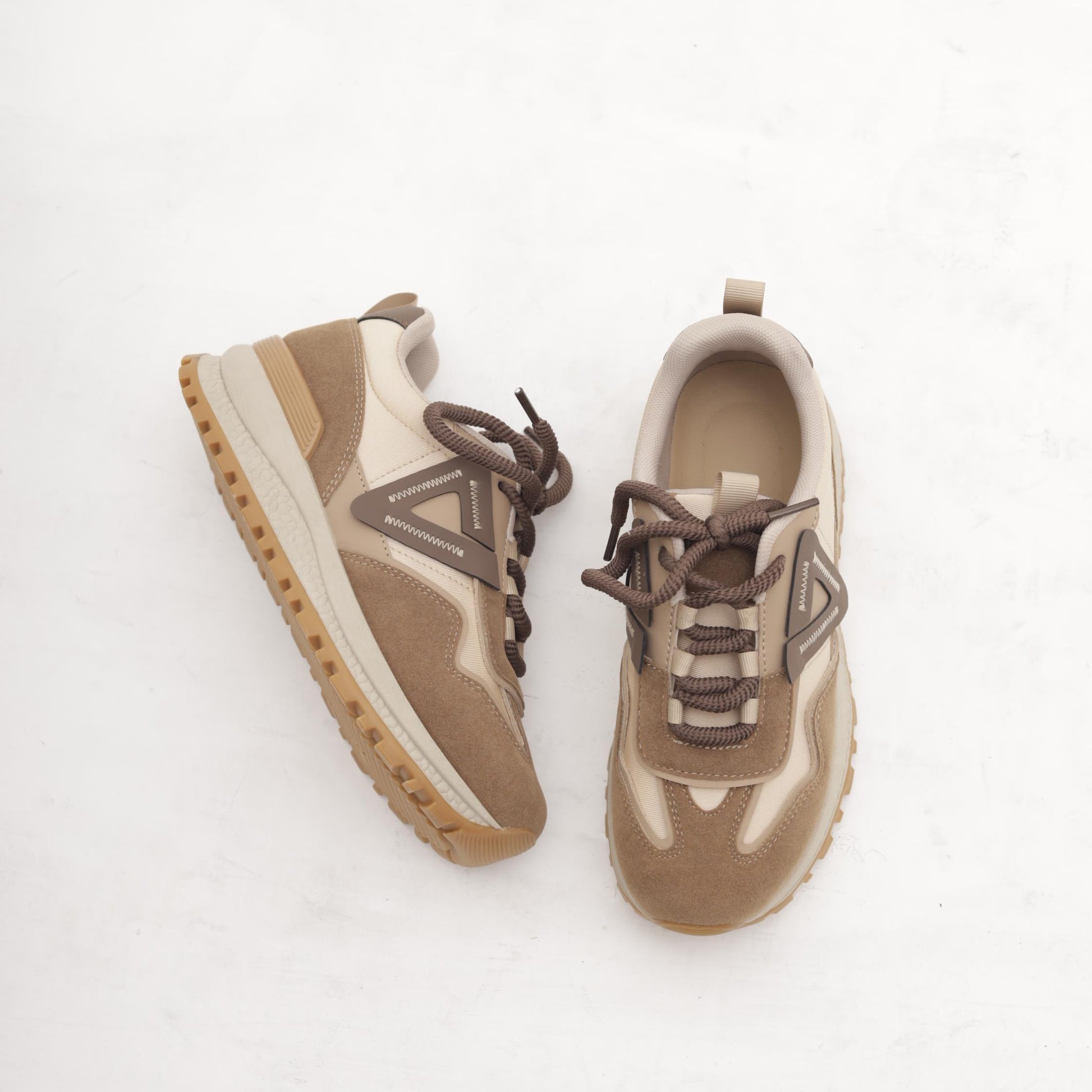 SNEAKERS RUNNING TRIANGLE TORTORA MP903-5PUTA CHOCOLA