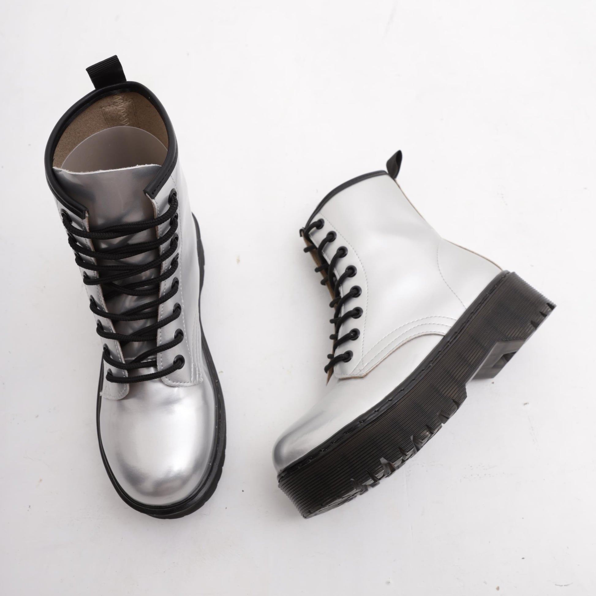 ANFIBIO 8 BUCHI PLATFORM ARGENTO MT89PUAG CHOCOLA