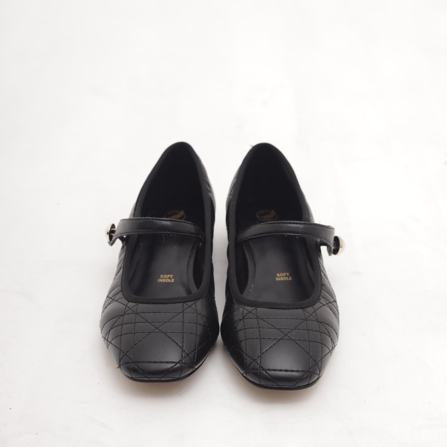 MARY JANE FLAT TRAPUNTATA NERO MP2716-2PUNE CHOCOLA