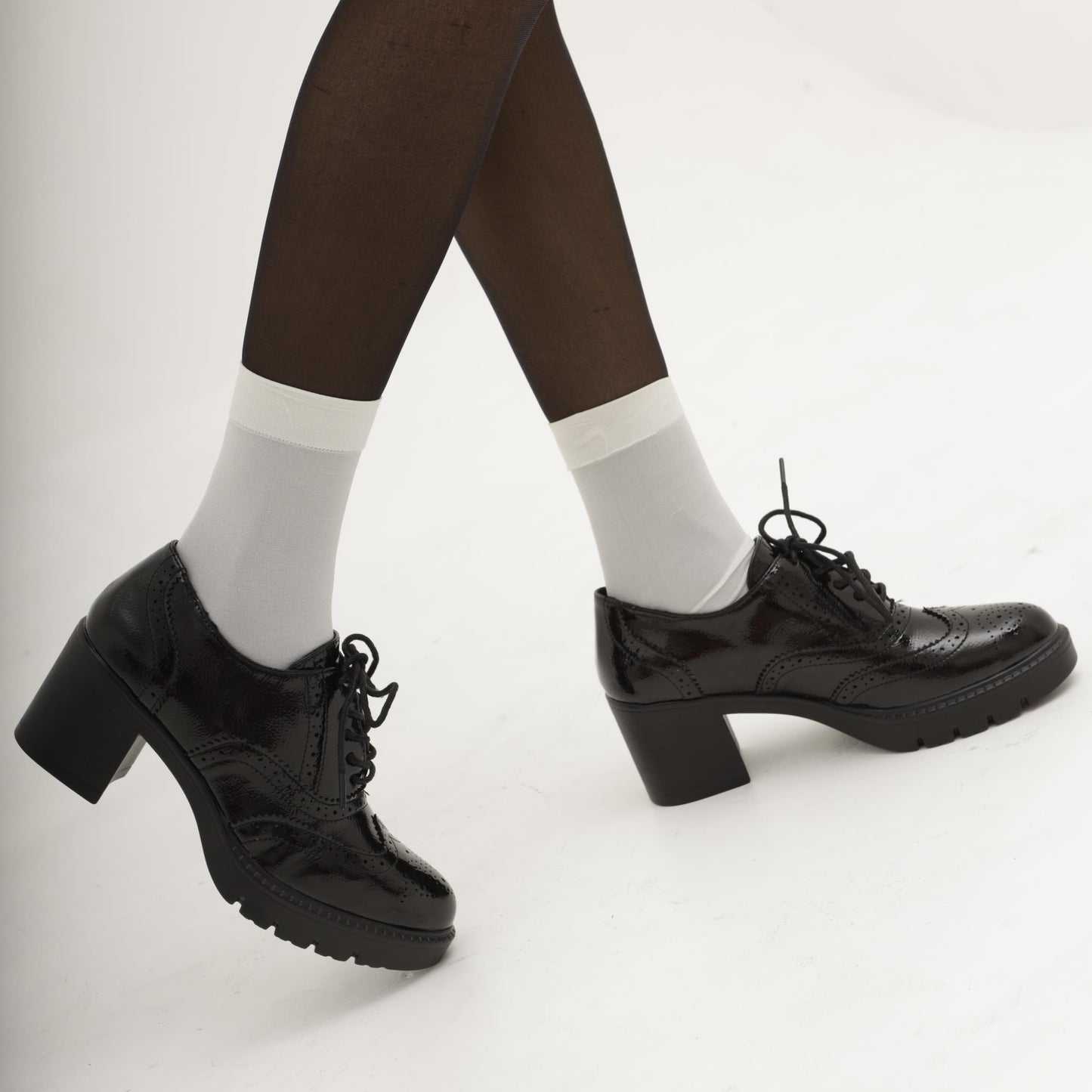 OXFORD CON TACCO NERO MP70014VENE CHOCOLA