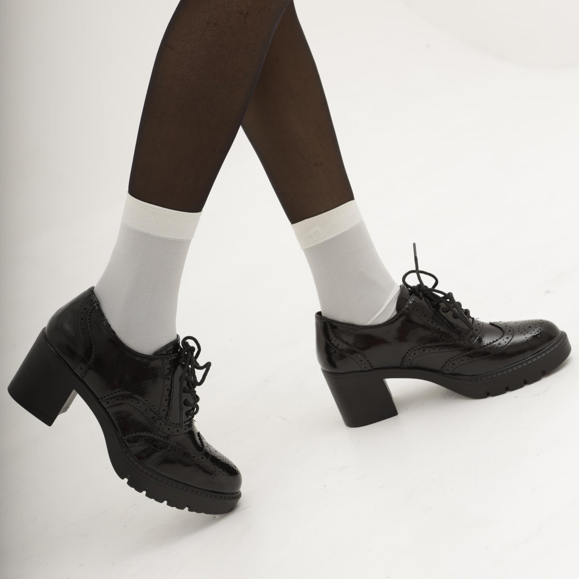 OXFORD CON TACCO NERO MP70014VENE CHOCOLA