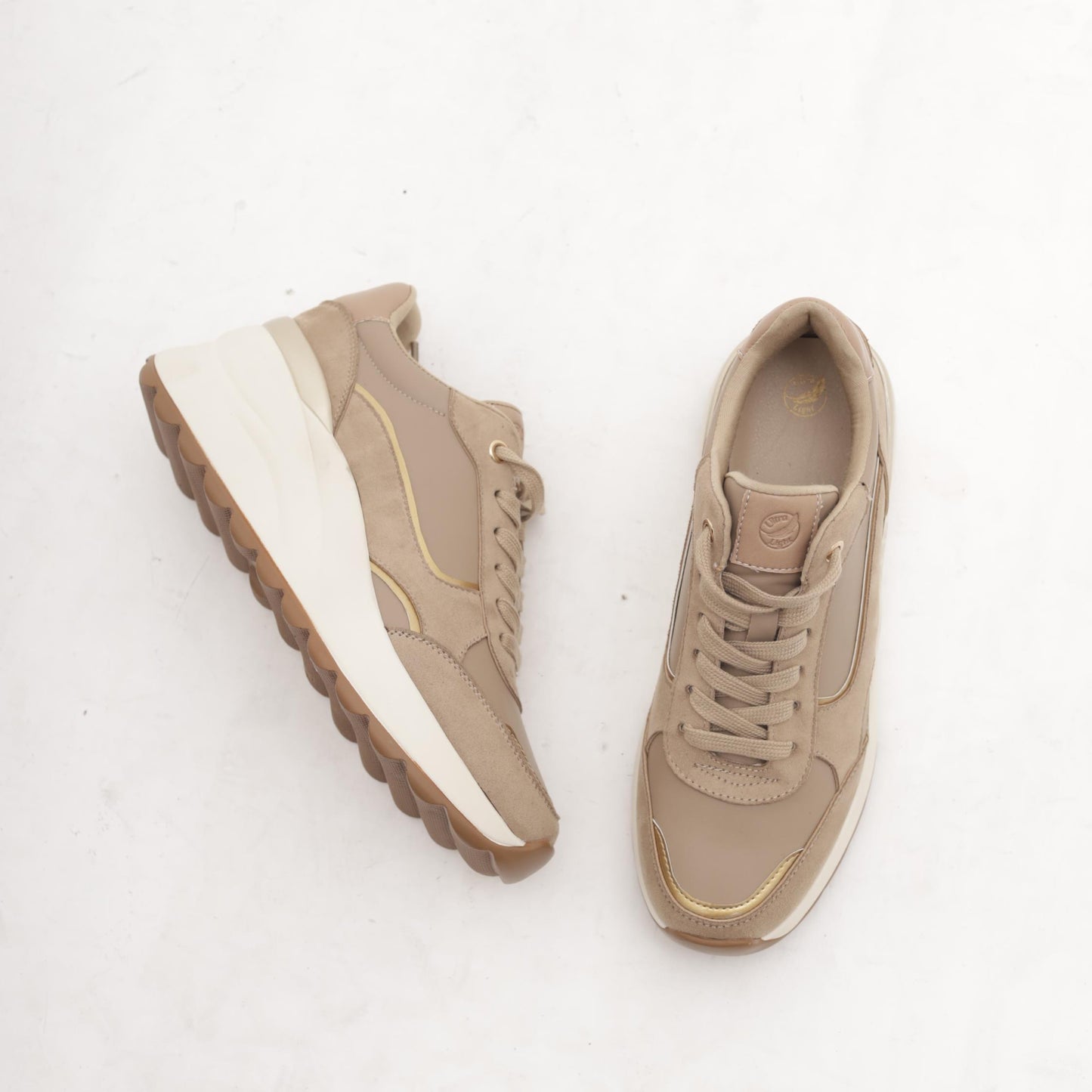 SNEAKERS ZEPPA TAUPE MP2604-5PUTA CHOCOLA