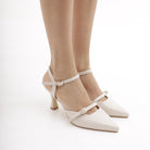 DECOLLETE' PIXIE CINTURINO PANNA 