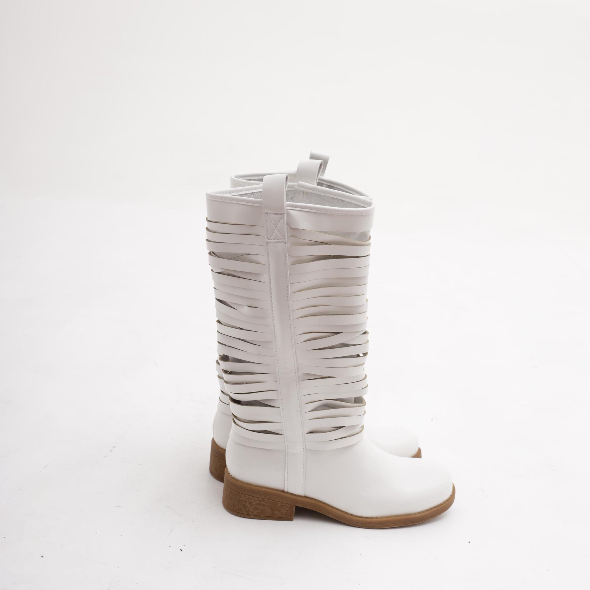 STIVALI STRIPES BIANCO<BR/> 
