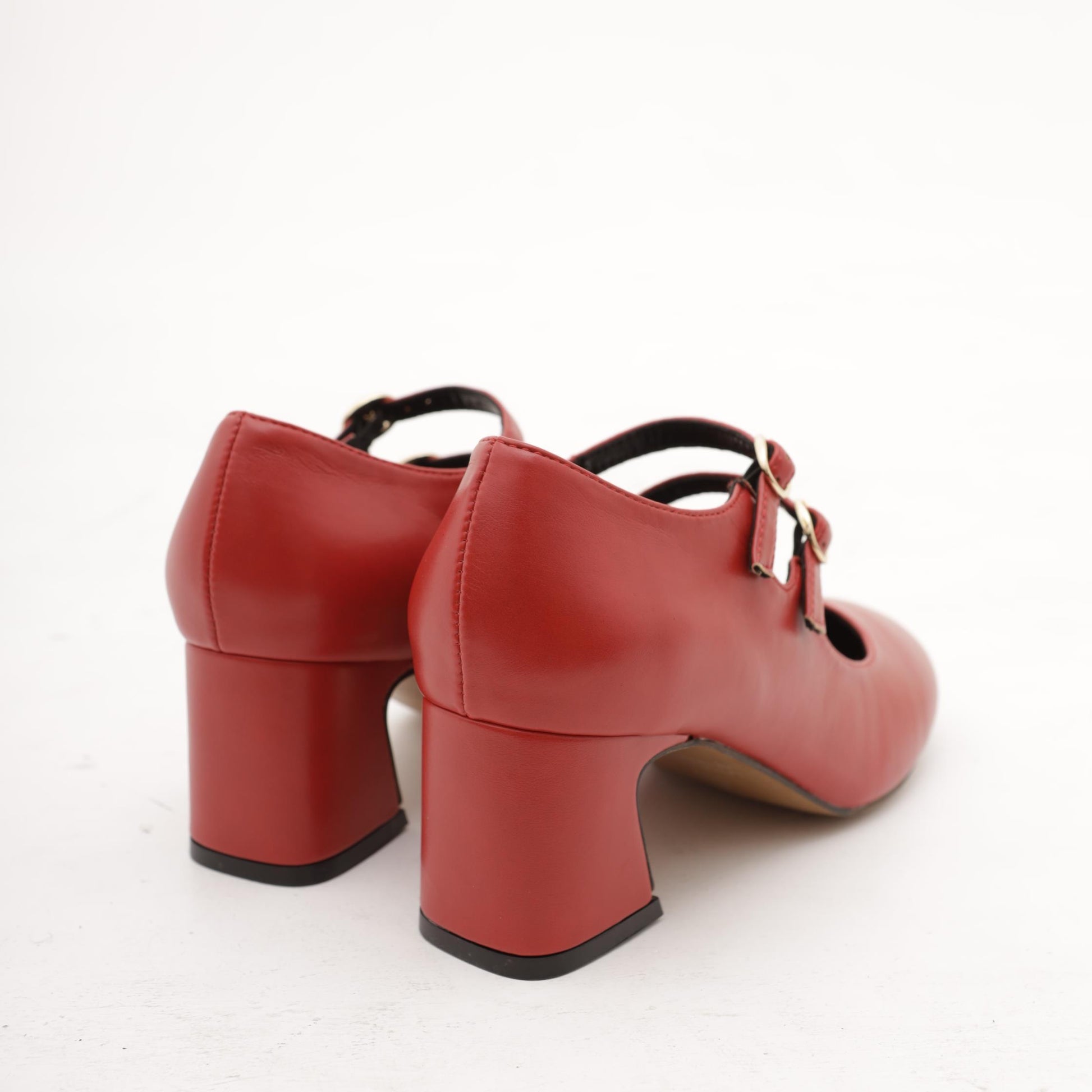 MARY JANE 2 CINTURINI ROSSO MP70012-1PUROSSO CHOCOLA