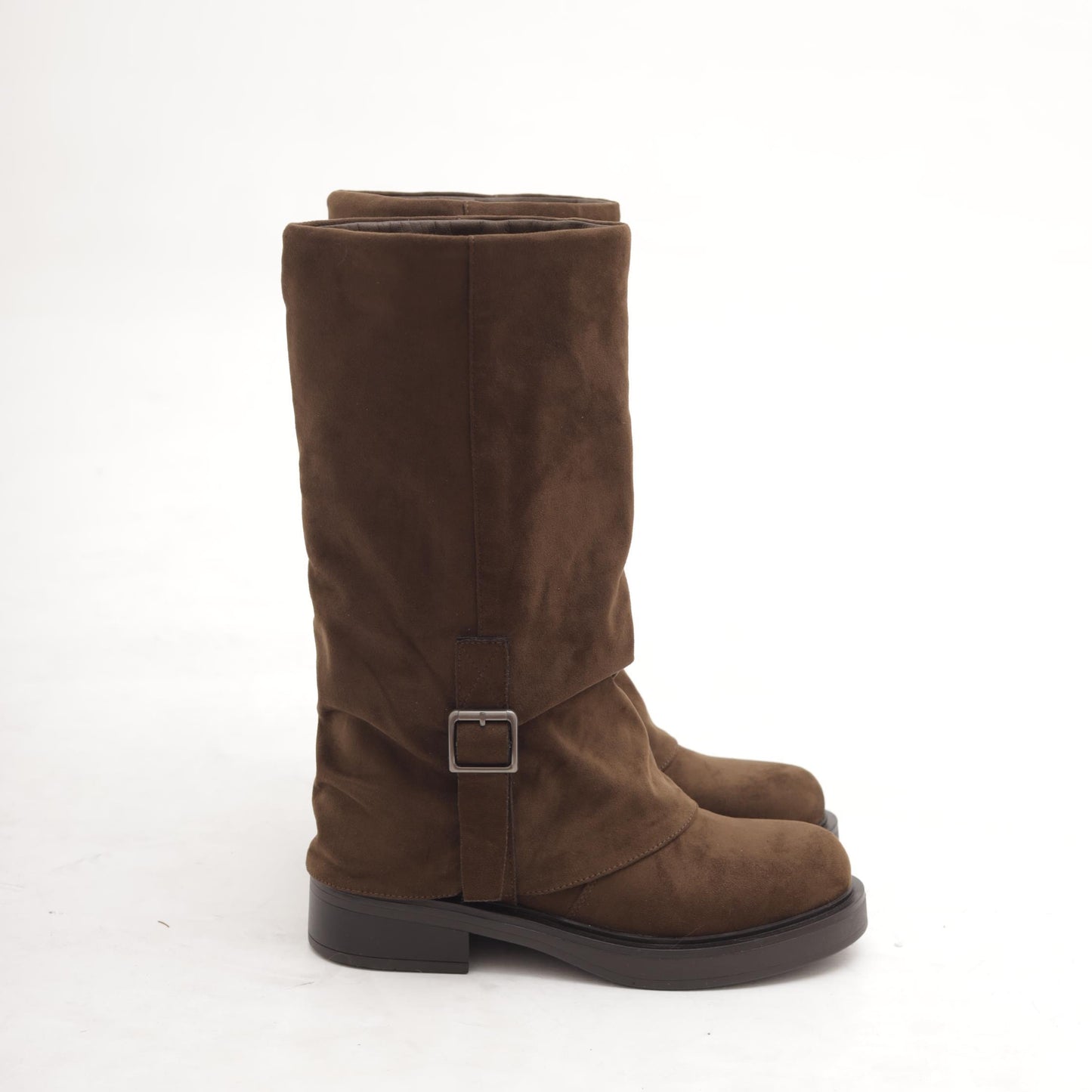 STIVALE RISVOLTATO CINTURINO VERTICALE TESTA DI MORO MP2744-6MFTM CHOCOLA